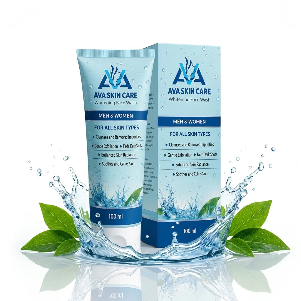 Ava Skin Care Whitening Face Wash (100ml) ā Deep Cleansing & Radiance Boosting Formula